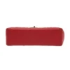 Chanel Maxi Single Flap Red Caviar Leather Silver tone Hardware bottom
