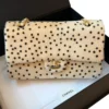 Chanel Medium Classic Flap Pony Hair Light Beige Gold Hardware metiers D'art