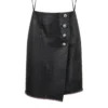 Chanel Midi Skirt Charcoal Black Crocodile Embossed Calfskin Metiers D'art 2026