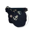 Chanel Paris Hamburg Navy Quilted Sailor Charms Bucket Bag detail