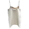 Chanel white cotton top with fringe edges FW26