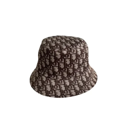 Dior Oblique Toile de Jouy Reversible Teddy D Small Brim Bucket Hat