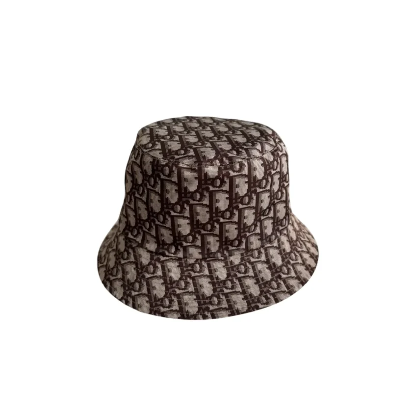 Dior Oblique Toile de Jouy Reversible Teddy D Small Brim Bucket Hat
