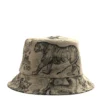 Dior Oblique Toile de Jouy Reversible Teddy D Small Brim Bucket Hat interior print
