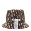 Dior Oblique Toile de Jouy Reversible Teddy D Small Brim Bucket Hat tags