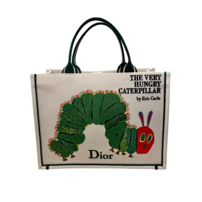 Dior The Very Hungry Caterpillar Medium Book Tote with Strap