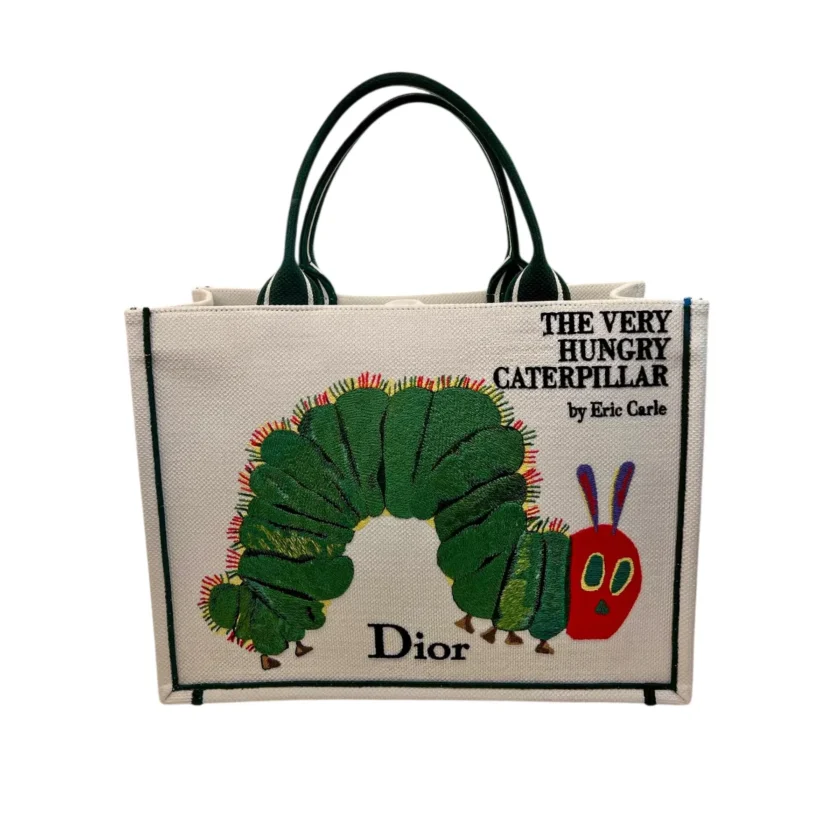 Dior The Very Hungry Caterpillar Medium Book Tote with Strap