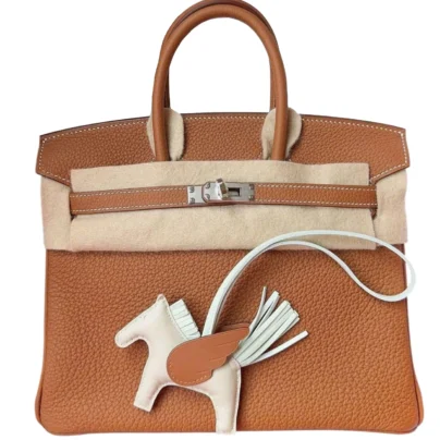 Hermes Birkin 25 Gold Togo Palladium Hardware