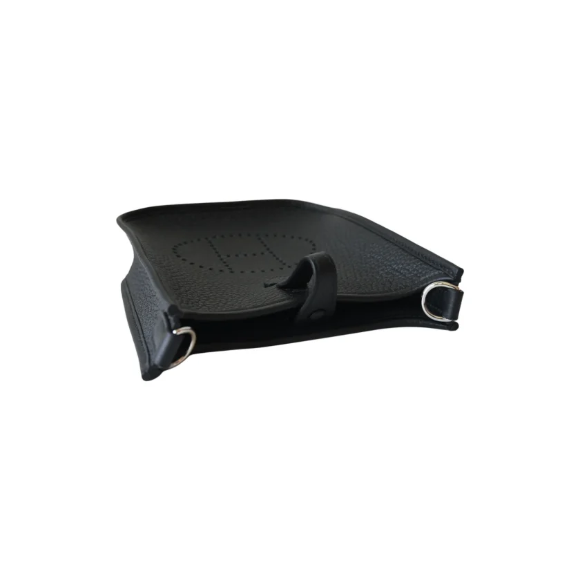 Hermes Evelyne Bag Black Clemence Palladium Hardware 3