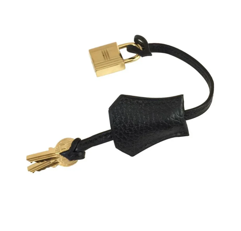 Hermès Kelly 32 Retourne Black Ardennes leather Gold hardware clochette
