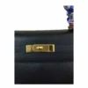 Hermès Kelly 32 Retourne Black Ardennes leather Gold hardware sangles