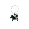 Hermes Rodeo Robeo 24 Grigri Bag Charm PM Vert Mangrove