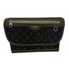 LV Courrier Messenger bag Khaki Green Monogram Eclipse canvas
