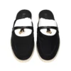 Loro Piana Charms Walk Babouche Black Alligator Suede Leather Size 39