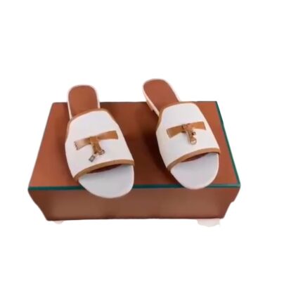 Loro piana summer charm brown ladies sandals size FR38