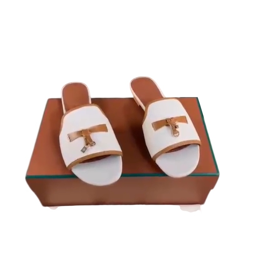 Loro piana summer charm brown ladies sandals size FR38