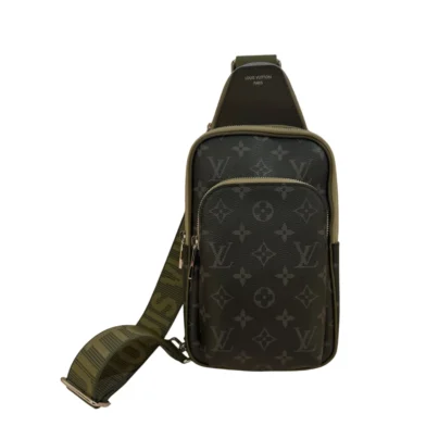 Louis Vuitton Avenue Slingbag PM Green Black Monogram Eclipse Canvas