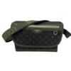Louis Vuitton Courrier Messenger bag Khaki Green Monogram Eclipse canvas