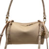 Louis Vuitton Express PM Handbag Metallic Platinum Grained Calfskin Leather
