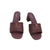 Louis Vuitton Mare Mules Bordeaux Ostrich Leather 1AKJ1A