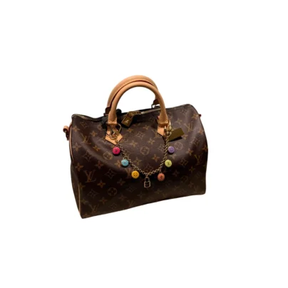 Louis Vuitton Speedy Soft 30 Brown Monogram Canvas Handbag