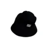 Miu Miu Black Cotton Logo Bucket Hat