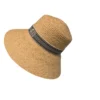 Miu Miu Brim Neutral and Blue Raffia Hat