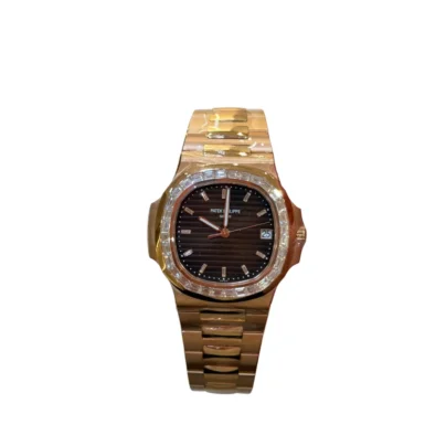 Patek Philippe Nautilus 40mm Rose Gold Diamond Watch 5723:1R 010