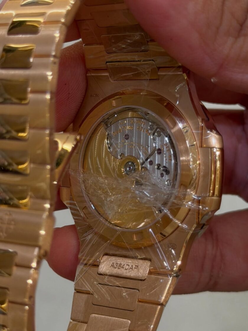 Patek Philippe Nautilus 40mm Rose Gold Diamond Watch 5723:1R 010 back