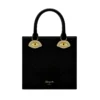 Schiaparelli Anatomical Bijoux Face Bag Dark Green Lambskin Gold hardware back