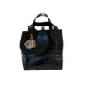 Small Dior Toujours Vertical Black Crocodile Embossed Leather Tote Bag