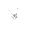 Van Cleef & Arpels Flowerlace Diamonds 18k White Gold Pendant Necklace