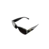 Chanel Black Acetate Rectangle Sunglasses