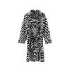 Chanel Black And White Zebra Coat 2026:27 Collection