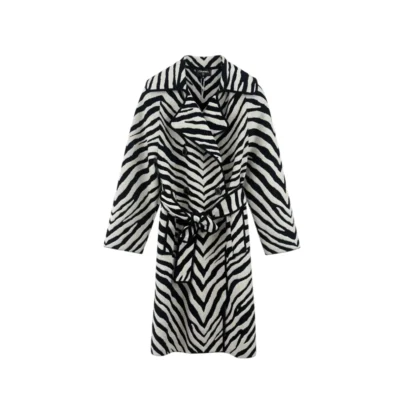 Chanel Black And White Zebra Coat 2026/27 Collection