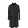 Chanel Black Tweed Coat Multicolor Flower Buttons 2026 Metiers D'art