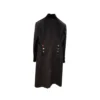 Chanel Black Tweed Coat Multicolor Flower Buttons 2026 Metiers D'art back