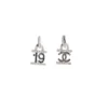 Chanel Crystal 19 CC earrings