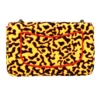 Chanel Maxi Magma Flap Bag Yellow Black Red Mixed Fibers Gold tone Hardware back