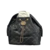 Chanel Medium 25 Hobo Bag Black Caviar Antique Gold Hardware