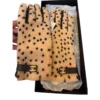 Chanel Metiers D'Art 2026 Pony Hair Cheetah Print Gloves