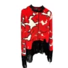 Chanel Red White Black Jacket with Fringed Hem Metiers D'Art 2026