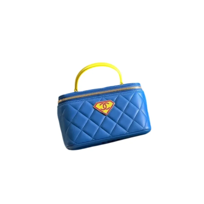 Chanel Superman Long Vanity Case Bag with Chain