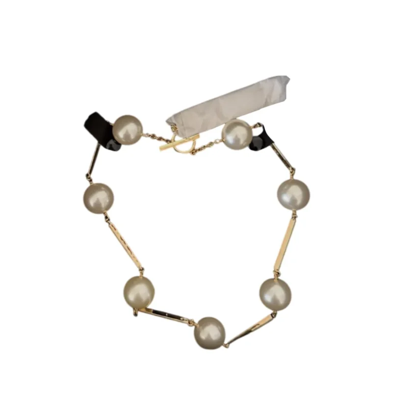 Chanel White Pearl Golden Necklace Metiers D'Art 2026
