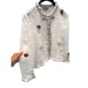 Chanel White Tweed Jacket with Ladybug Brooches Metiers D'Art 2026