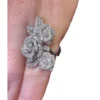 Christian Dior Rose Bagatelle Diamond 18k White Gold Ring