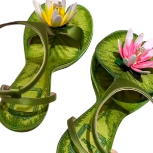 Dior Green Nymphéas Flower AW26 Heels Size 38