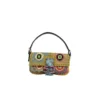 Fendi Baguette 26424 Multicolour Re Edition Patchwork Lizard Embroidery bag