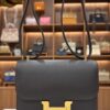 Hermes Constance 18 Mini Ebene Evercolor Gold Hardware front