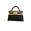 Hermes Mini Kelly Sellier 20 Bai brun Epsom Permabrass Hardware
